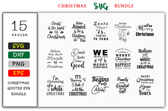 15 Christmas Design Bundle: A Must for Creative Crafts
