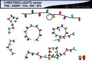 Christmas Light Vector: A Festive Addition to Graphics and Crafts