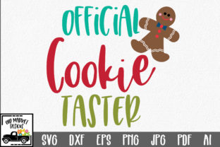 Christmas - Official Cookie Taster: A Festive Graphics Asset for Crafts