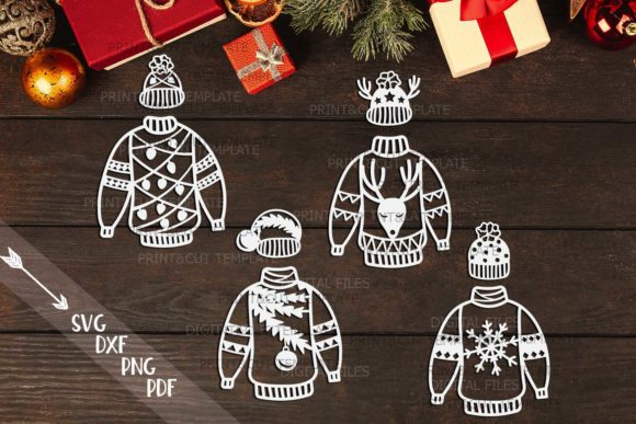 Christmas Sweater Bundle: A Festive Addition to Your Crafts