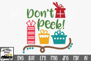 Don't Peek - A Festive Graphics Asset for Creative Crafts