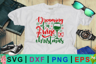 Dreaming of a Wine Christmas: A Festive SVG Design
