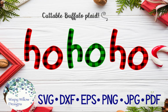 Ho Ho Ho Buffalo Plaid SVG: A Versatile Graphics Asset for Crafts