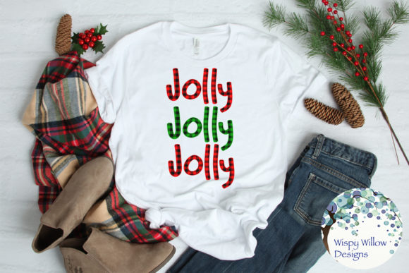 Jolly Buffalo Plaid Christmas SVG for Graphics and Crafts