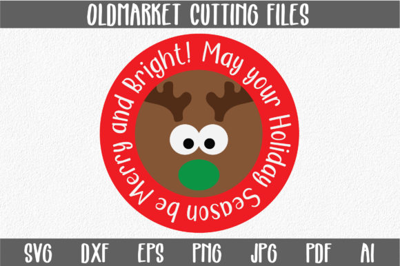 Merry and Bright - Christmas SVG for Crafts & Graphics