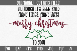 Merry Christmas to You - A Versatile SVG for Creative Crafts