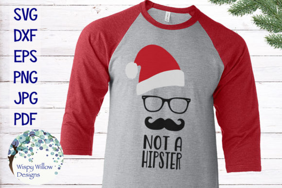 Not a Hipster Santa SVG: A Fresh Twist for Crafts and Graphics