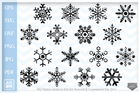 Review: Snowflakes Christmas Bundle for Creative Graphics